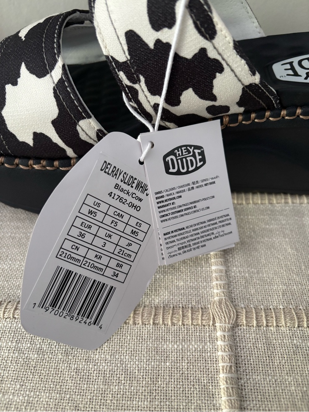 Hey Dude Women's Delray Slide Whipstitch - Picture 5 of 5